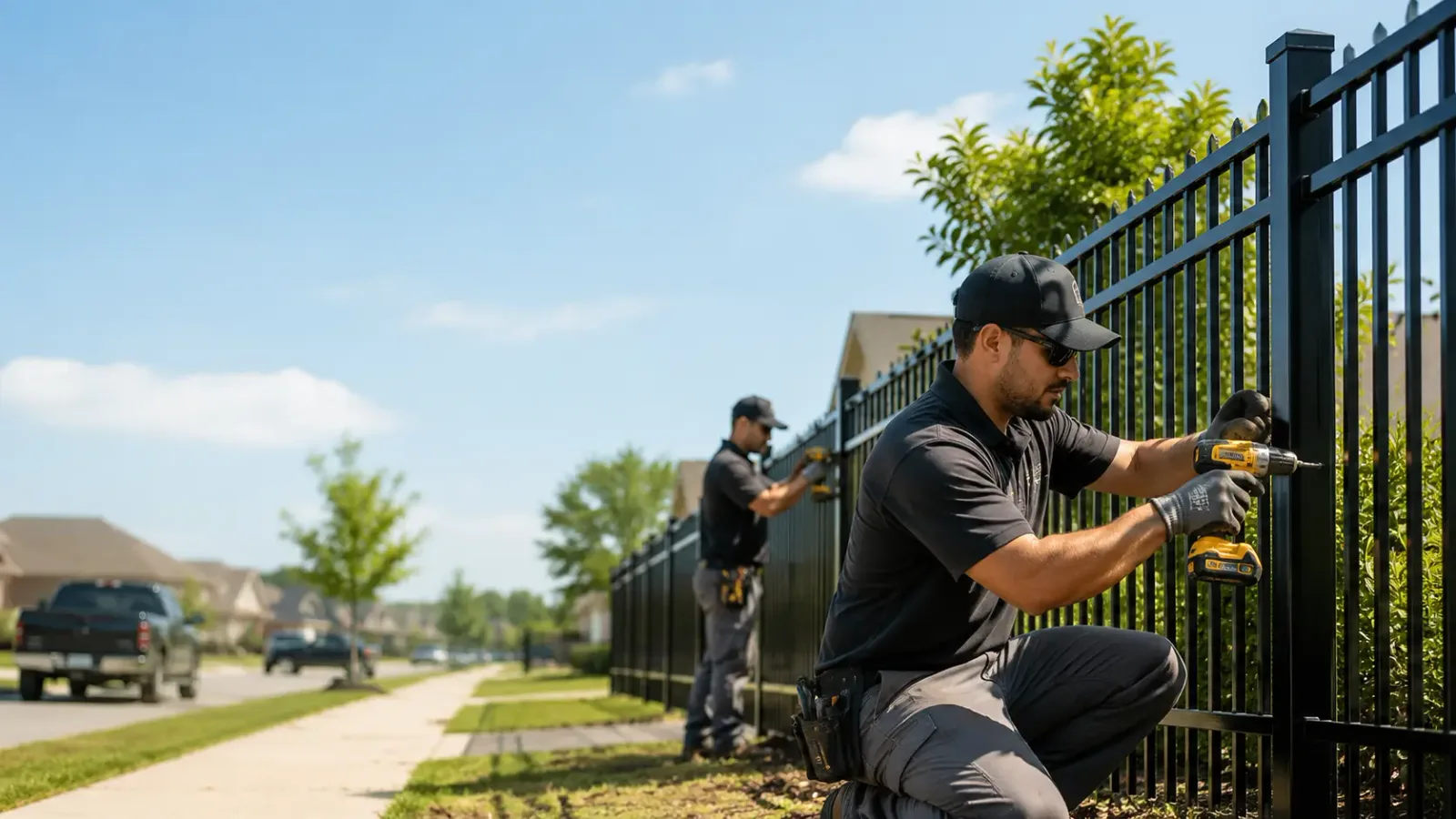 Metal Fence Installation in Rhine, GA